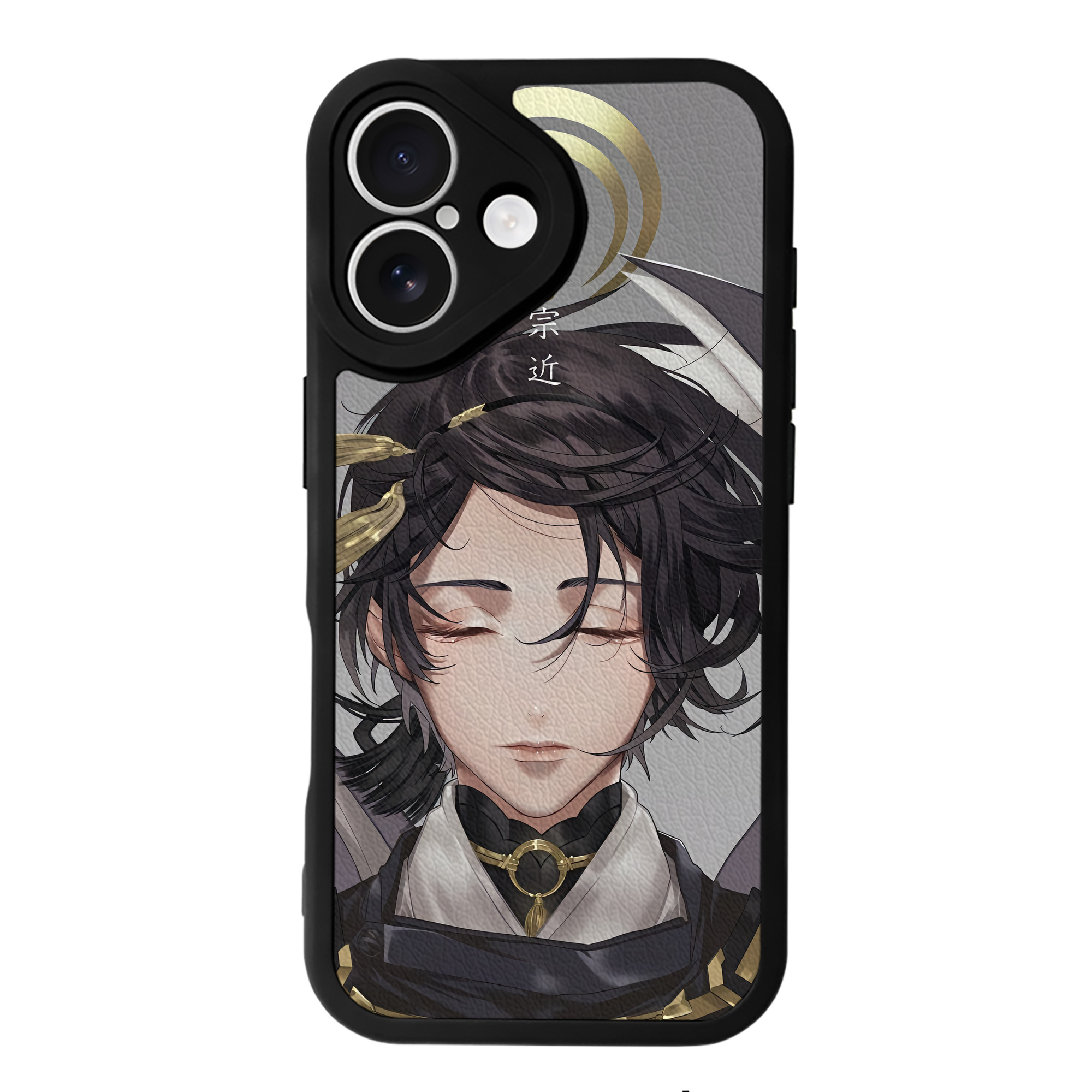 （画像用） 刀剣乱舞 Touken Ranbu 【iPhone 16シリーズ対応】シリコンスマホケース（レザー調） 材質：シリコン